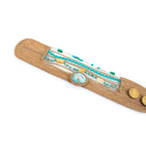 Turquoise and Emerald Multi Strand Bracelet