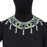 Heart Shape Hanging Tassel Necklace