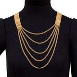 Multi Layer Gold & Silver Necklace