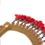 Threaded Tassel Choker Necklace