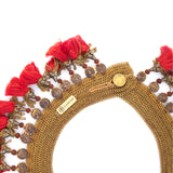 Threaded Tassel Choker Necklace