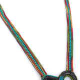 Infinity Knot Multicolor Snake Necklace