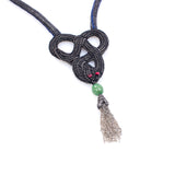 Bead Snake Long Necklace