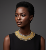 Metal Studs Necklace