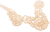 Reversible Pearl Lace Necklace - Zaafar.com