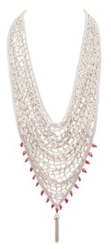 The Grid Scarf Necklace - Zaafar.com
