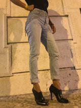 The Grid Scarf Necklace - Zaafar.com