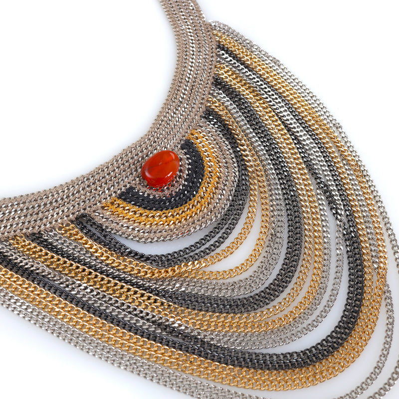 Boho Layered Chain Necklace