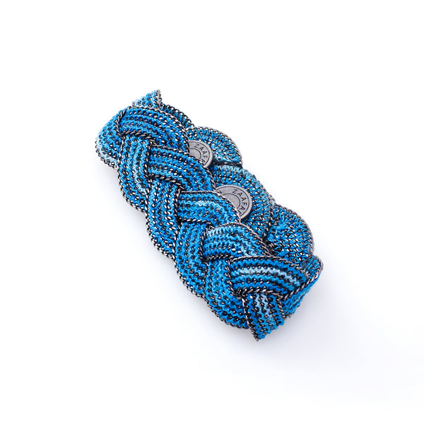 Twist Link Blue Bracelet