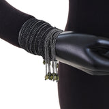 Emerald Noir Tassel Necklace