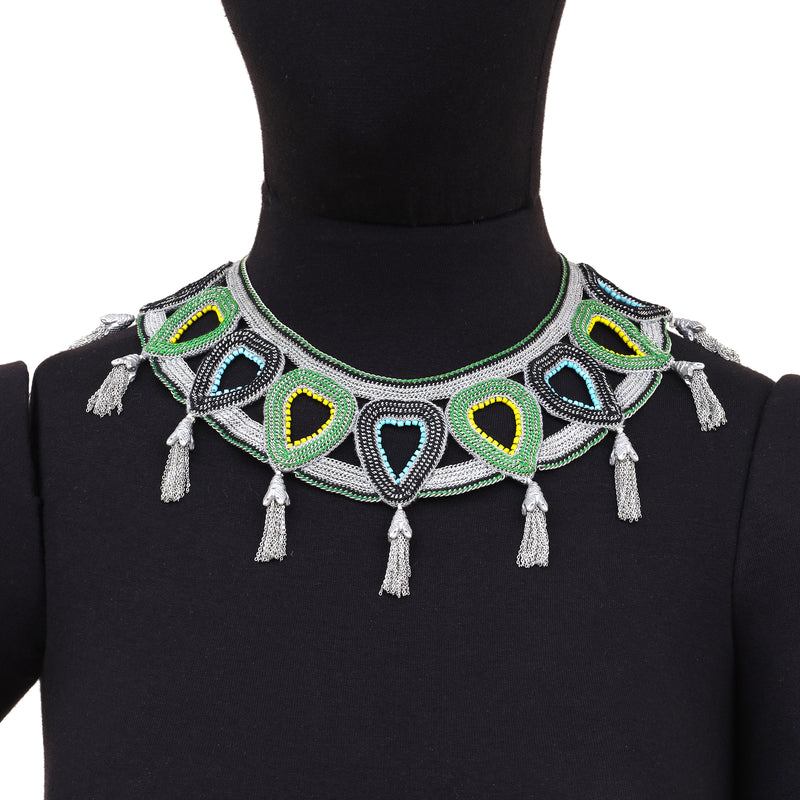 Heart Shape Hanging Tassel Necklace