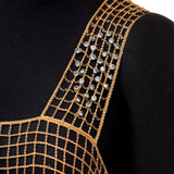 Grid Crop Top