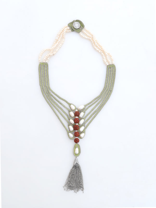 Multi Layer Rudraksh Necklace
