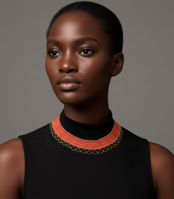 Hanging Chain Choker Necklace