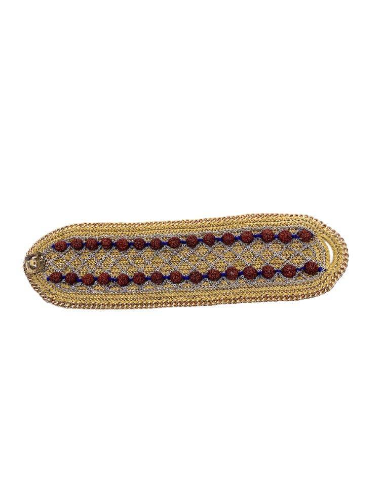 The Rudraksha Double Weave Bracelet - Zaafar.com